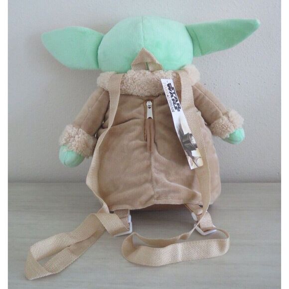 Star Wars The Mandalorian "Baby Yoda" Plush Toy Backpack - Picture 2 of 4
